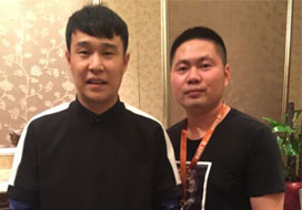 广州WG电子与明星合影